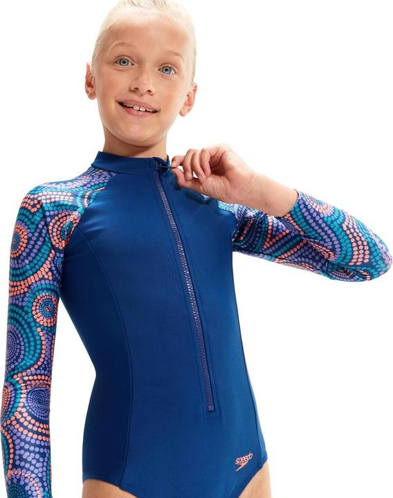 Speedo Badeanzug Mädchen Langärmlig (116)