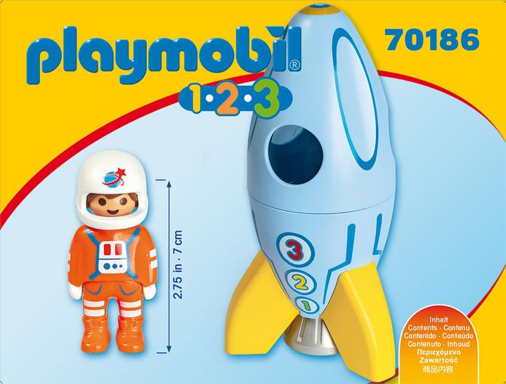 Produktbild Playmobil Astronaut mit Rakete (70186)