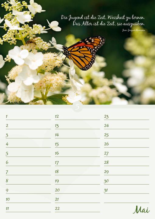 Produktbild Geburtstagskalender Auszeit für die Seele (Spezial, Harter Einband, Deutsch)
