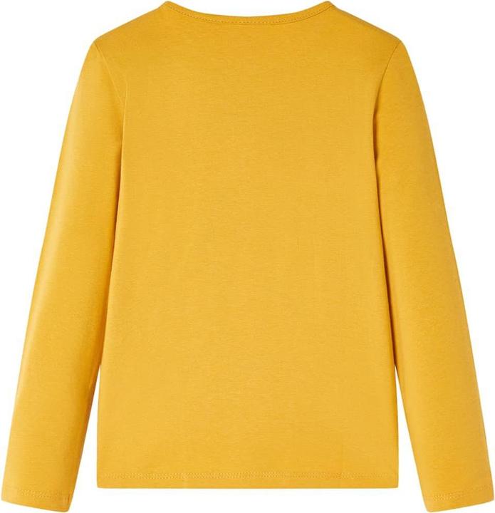 Immagine prodotto VidaXL Camicia da bambino a maniche lunghe ocra scuro 140,Materiale: 95 (140)
