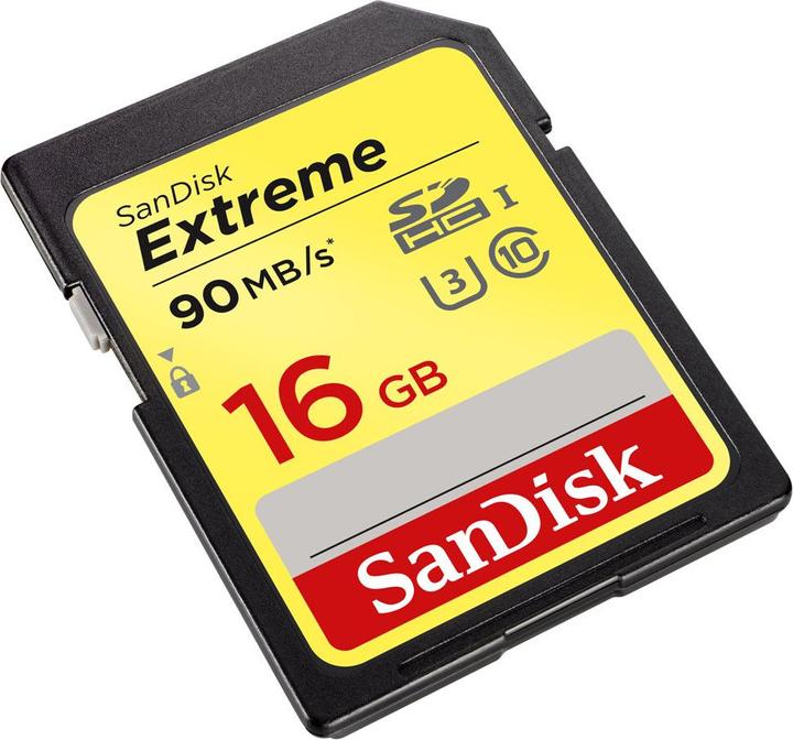 Produktbild SanDisk Extreme SDHC U3 2-Pack (16 GB, SDHC, U3, UHS-I)