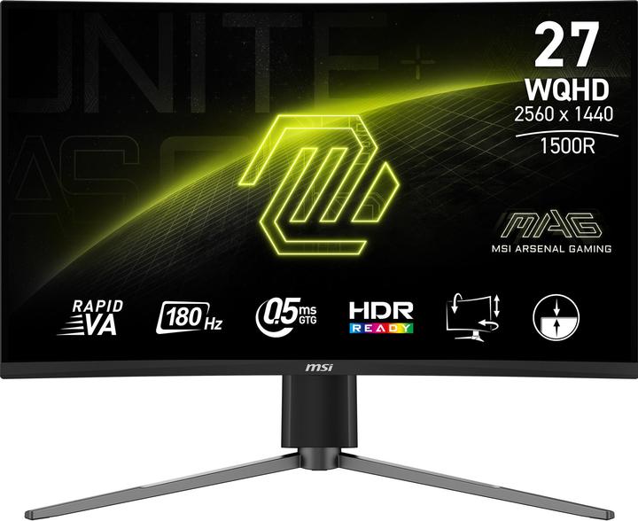 Image du produit MSI MAG 27CQ6PF (2560 x 1440 pixels, 27")