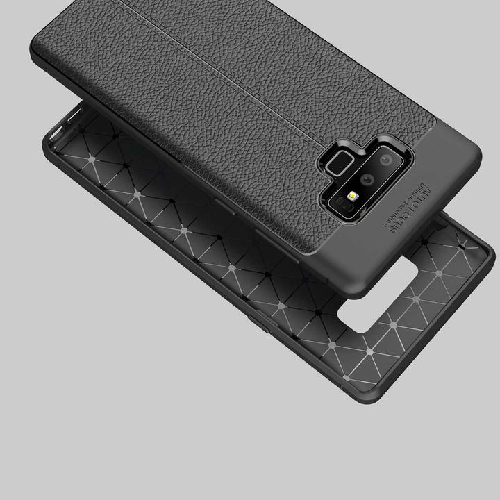 Actual product image Cadorabo TPU Cover Faux Leather Structure (Samsung Galaxy Note 9)