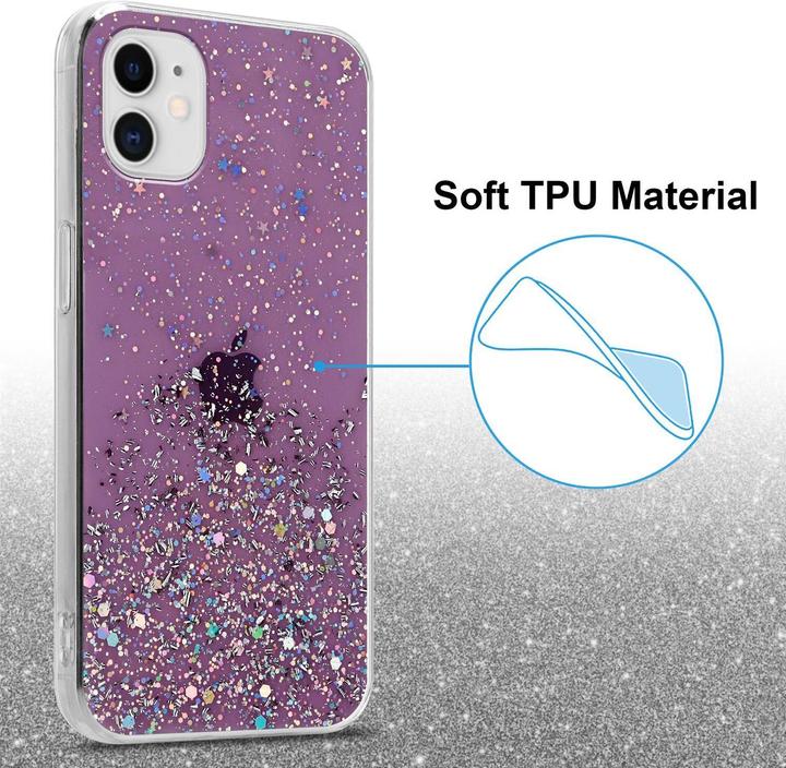 Image du produit Cadorabo Couverture TPU paillettes scintillantes (Apple iPhone 11 Pro)