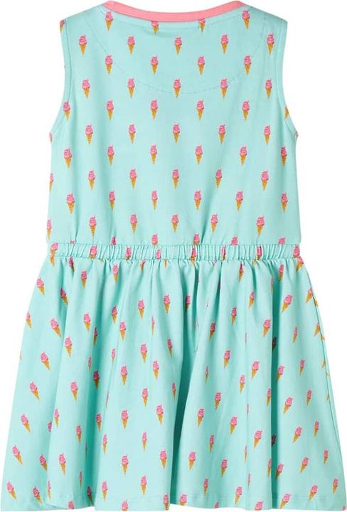 Produktbild VidaXL Kinderkleid mit Kordelzug Helles Minzgrün 140,Material (140)
