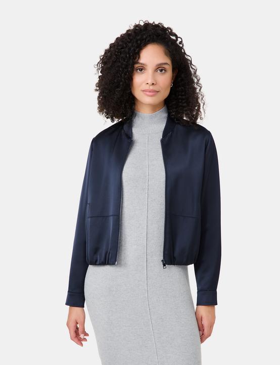 Image du produit Gerry Weber Blouson satiné Blazer manches longues doublé - 63970 (40)