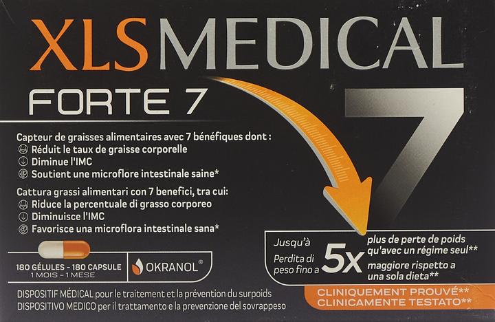 Immagine prodotto XLS Medical Forte 7 (180 Pezzo/i, Pillole, 167 g)