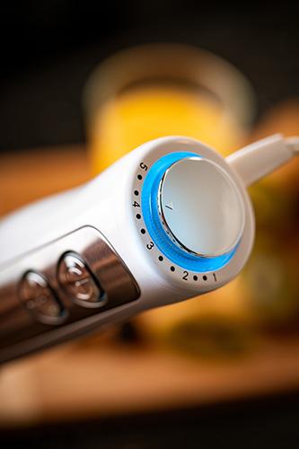 Actual product image Adler AD 4625w Hand Blender, 5 speed settings, 1500W, White (EU plug)