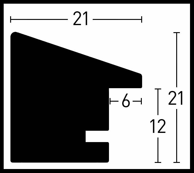 Actual product image Nielsen Accent Magic 21x29,7 wood DIN A4 (24 x 30 cm)