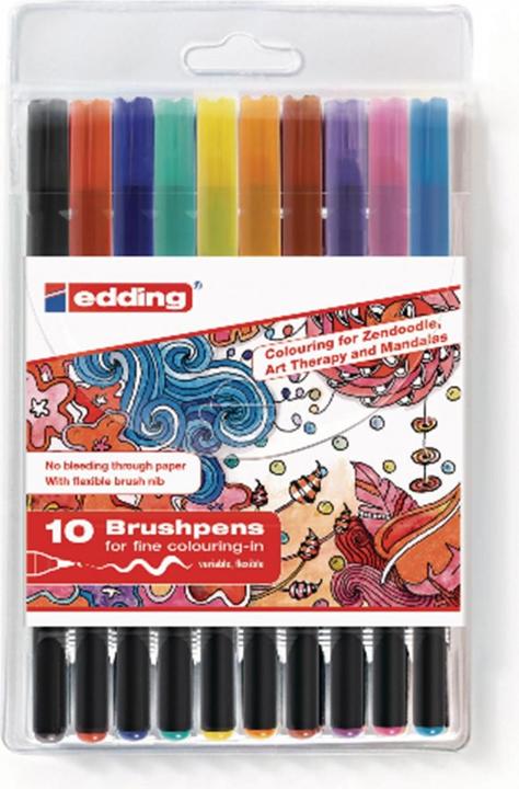 Actual product image Edding Zendoodle (Multicoloured, 10 x)