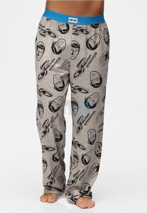 Produktbild Recovered Star Trek Character and Ships Grey Marl Loungehose M (M)