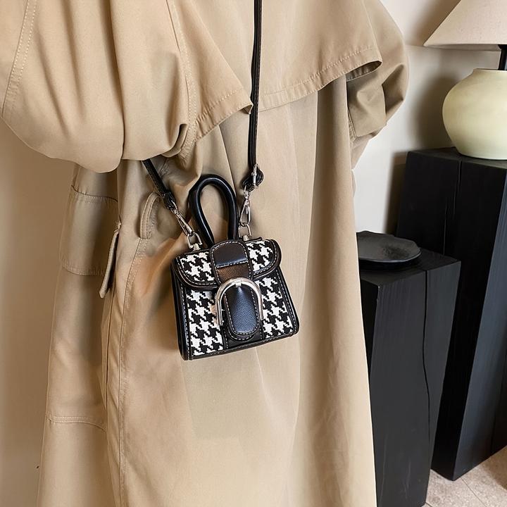 Immagine prodotto Only-Bags.Store Mini borsetta di tendenza con colori a contrasto, borsa crossbody carina e alla moda, cinghie