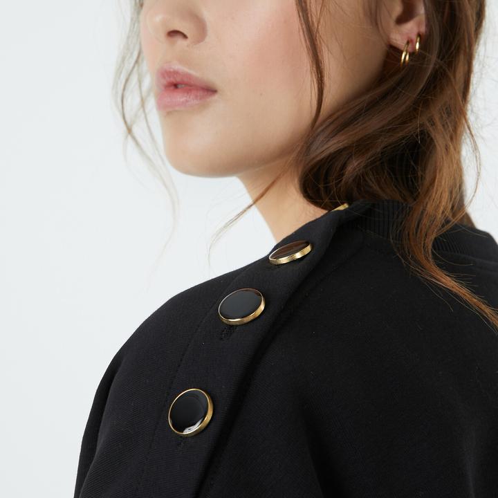 Produktbild La Redoute Collections Sweatjacke mit rundem Ausschnitt (XL)