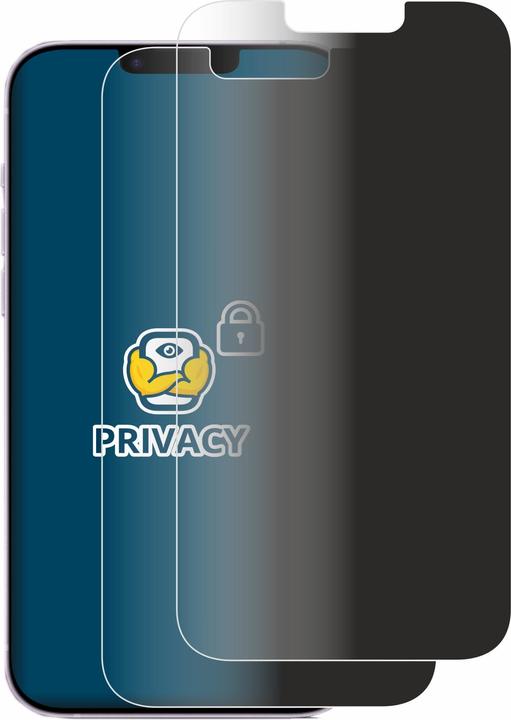 Immagine prodotto BROTECT Pellicola privacy antispia Pellicola di protezione dalla luce blu (2 Pezzo/i, Apple iPhone 14 Plus)