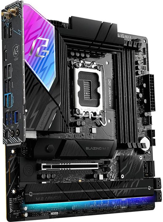 Actual product image AsRock B860M Lightning WiFi DDR5 Intel S retail (LGA 1851, Intel B860, mATX)