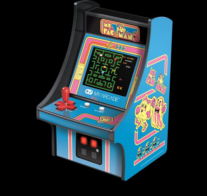 MyArcade My Arcade MS. Pac-Man Collectible Micro Player Retro Arcade Machine - 6 Inch