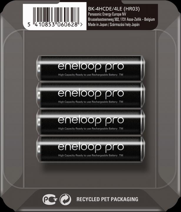 Image du produit Panasonic eneloop per Micro (4 pcs, AAA, 930 mAh)