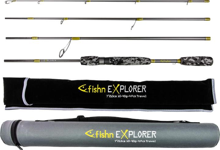 Produktbild Fishn Explorer Reiserute 213cm, 4-Teilig 10-40gram