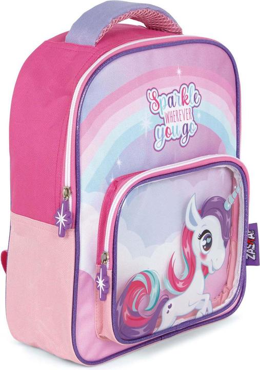 Produktbild Rucksack Einhorn mit transparenter Vordertasche