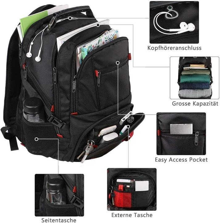 Actual product image Matein Laptop Backpack, Travel Backpack (55 l)