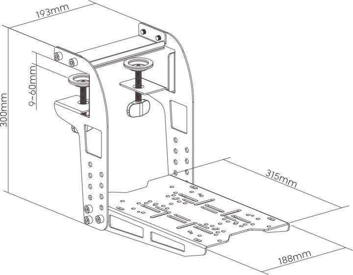 Oplite Race + Flight Desk Mount