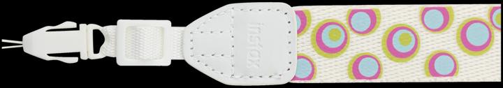 Actual product image Fujifilm Instax strap white / design dotes (Wrist strap)