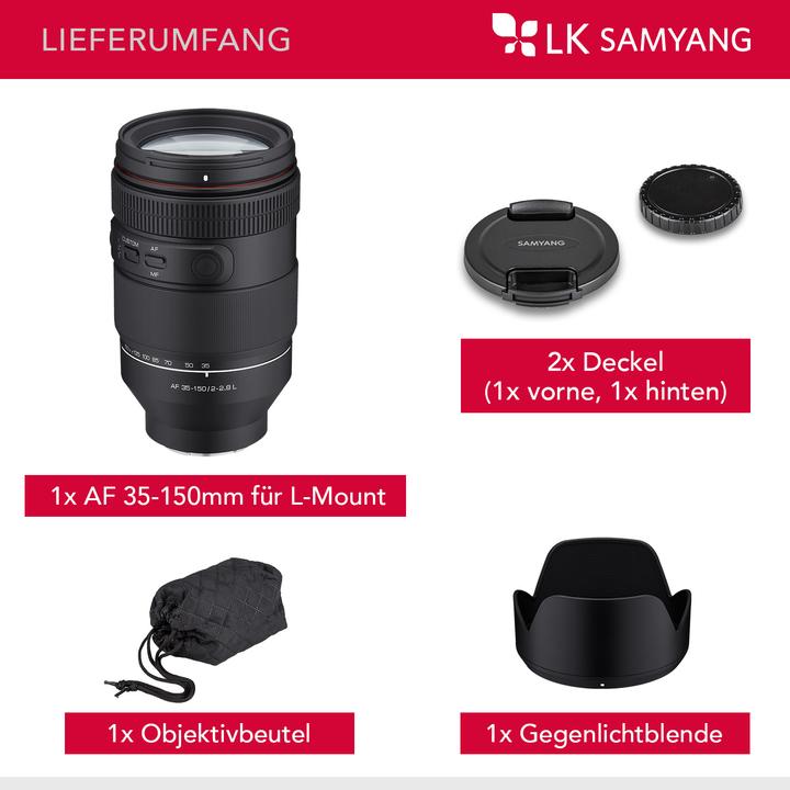 Produktbild Samyang AF 35-150mm f/2.0-2.8, L-Mount (L-Mount, Vollformat)