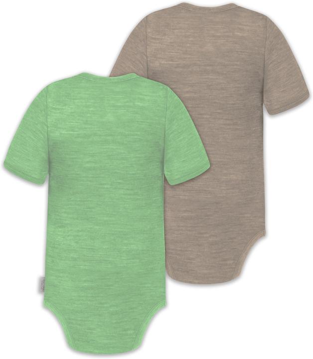 Produktbild Normani 2er Set Baby Merino Kurzarmbody „Tihoi" - 9317 (74)