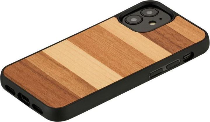 Actual product image Man.Wand &WOOD case for iPhone 12 mini sabbia juodas (Apple iPhone 12 mini)