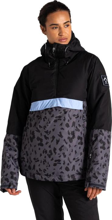 Actual product image Dare2b Womens/Ladies Snowburst Leopard Print Overhead Ski Jacket