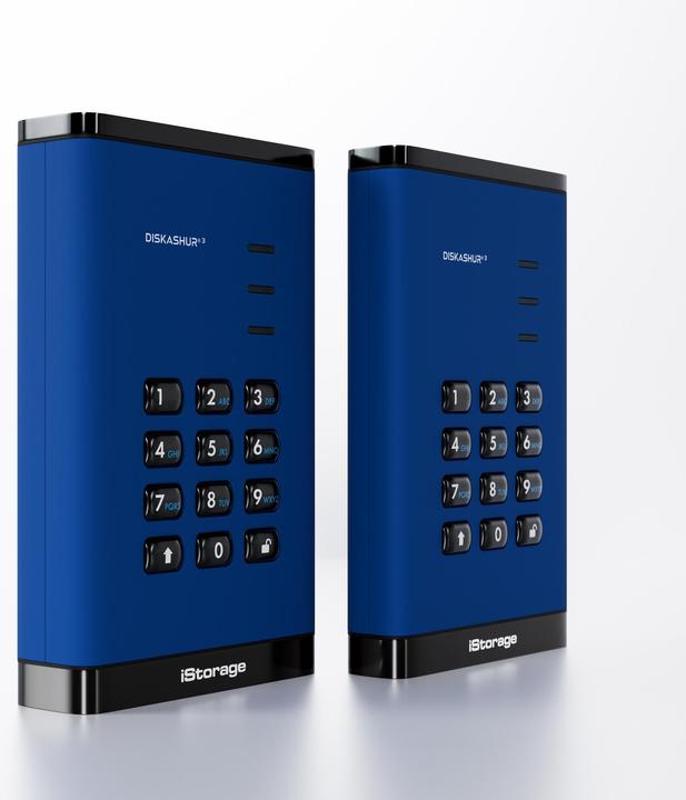 Image du produit iStorage diskAshur3 HDD 5TB - Bleu (5 To)