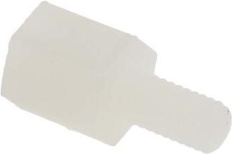 Produktbild Rs Pro Abstandshalter: M3 x M3, Länge 6mm, Nylon 6.6, Buchse/Stecker, Sechskant M3 M3, 5.6mm