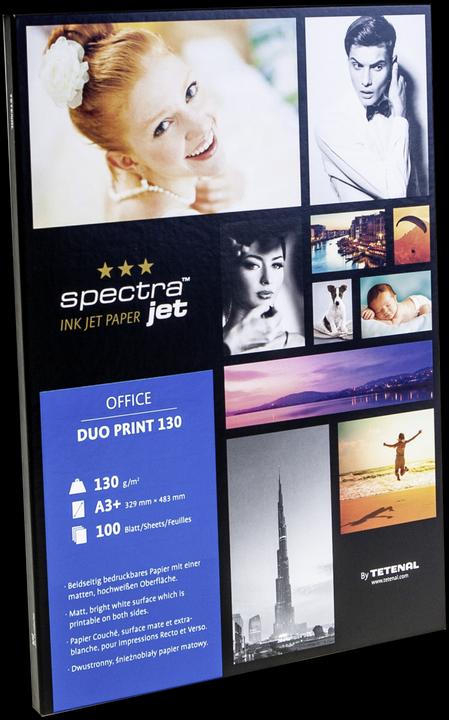 Produktbild Tetenal Spectra Jet Duo Print 100 Blatt 130 g A 3+ (130 g/m², 100 x, A3+)