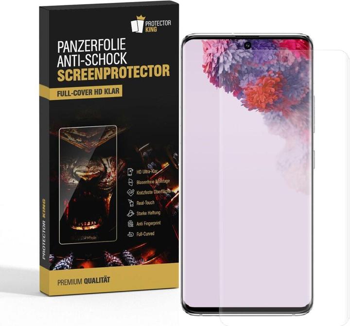 Produktbild Protectorking 4x 9H Panzerglas flexibel HD Klar (4 Stück, Samsung Galaxy S21 Ultra)