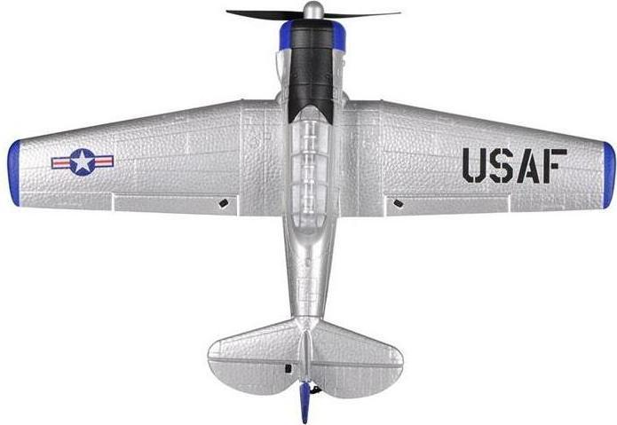 Produktbild Top-RC Warbird Mini AT-6 450 mm, Blau, RTF (Warbird)
