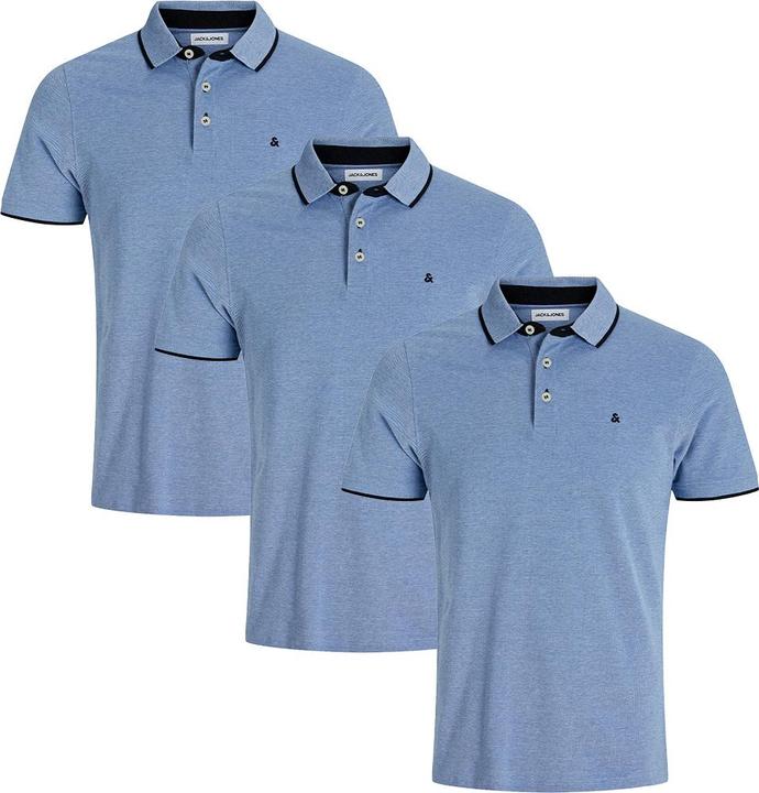 Jack & Jones 3er Pack Paulos - Slim Fit Poloshirt