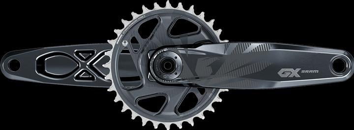 Actual product image Sram Crank GX Eagle Boost 148 DUB 12SP DM X-SYNC 2 (165 mm)