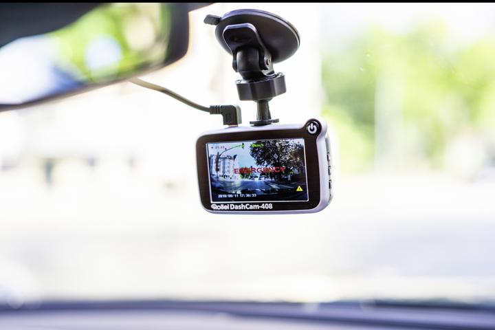 Produktbild Rollei DashCam-408 (Beschleunigungssensor, GPS-Empfänger, Full HD)