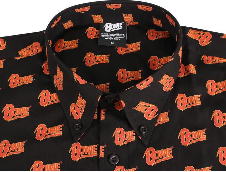 Immagine prodotto David Bowie Camicia Logo sul Intera Superficie Adulto Unisex (S)