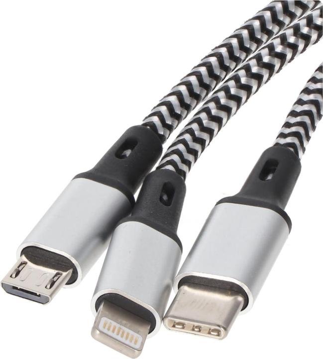 Produktbild Heitech 3 in 1 (1 m, USB 2.0)