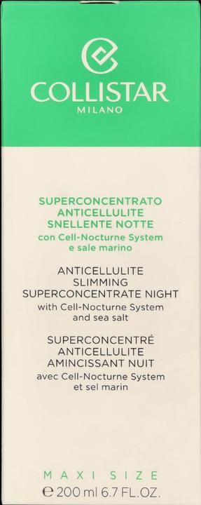 Energie-Label Collistar Anticellulite Slimming Superconcentrate (Körpercreme, 200 ml)