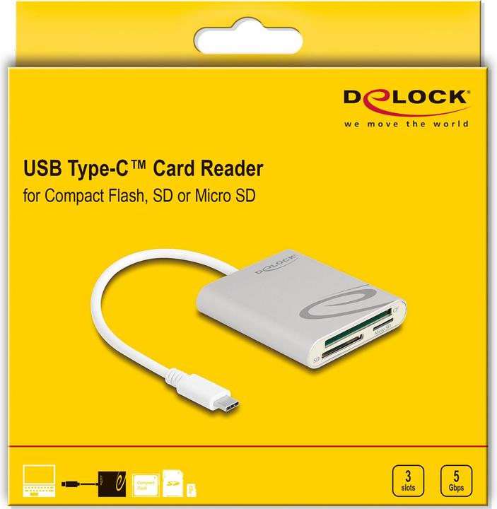 Image du produit Delock Lecteur de cartes USB Type-C (USB-C)