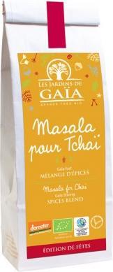 Image du produit Jardins de Gaïa Masala pour Tchai Mélange d'épices BIO au Gaïa corsé - 100g - Les (100 g)