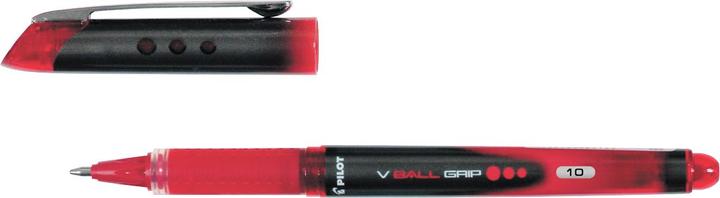 Actual product image Pilot Rollerball V-Ball Grip (Red, 12 x)