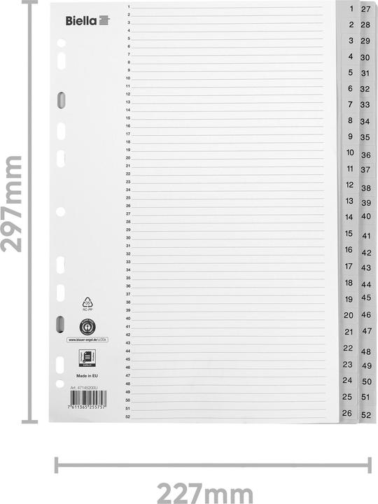 Produktbild Biella Register PP