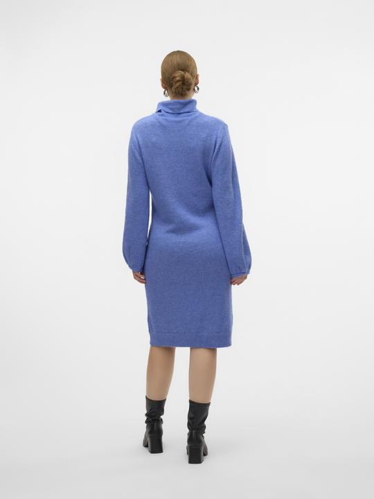 Image du produit Mamalicious Coupe normale Col roulé Poignets élastiques Manches ballon Robe courte Robe en maille (L)
