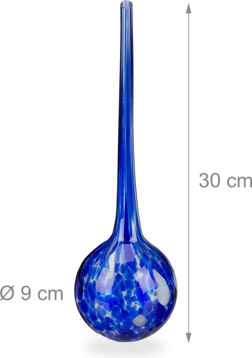 Image du produit Relaxdays Globe d’arrosage en lot de 2, verre (Boules d'arrosage)