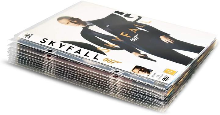 Actual product image DVD protective sleeves 162x185mm transparent with flap and filing edge PU=100 pieces