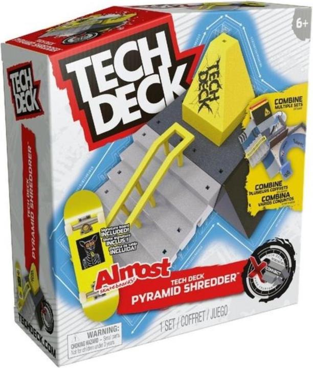 Actual product image Spin Master Tech Deck, Pyramid Shredder, X-Connect Park Creator, set di rampe da personalizzare e costruire con
