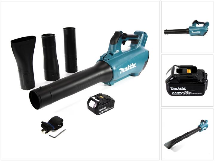 Produktbild Makita DUB 184 M1 Akku Gebläse 18 V Brushless + 1x Akku 4,0 Ah - ohne Ladegerät (Akkubetrieb, Laubbläser)